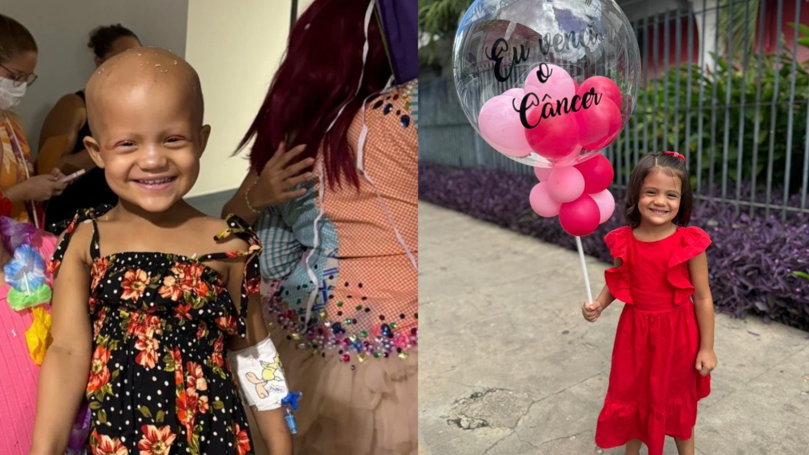 Menina de quatro anos vence câncer raro após três transplantes: 'tinha o desejo de tocar o sino da vitória em Teresina', diz mãe