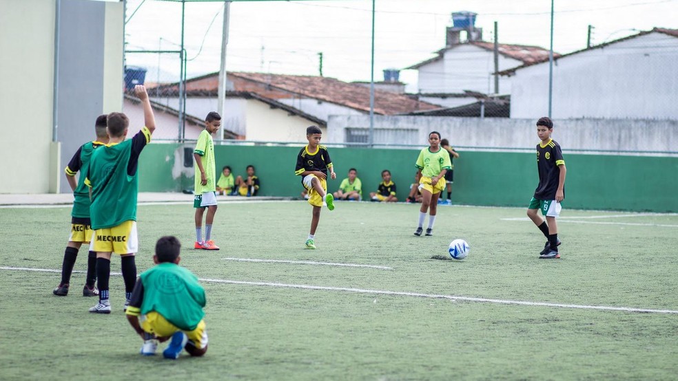 Jogadores do time de base do município — Foto: Prefeitura de Messias
