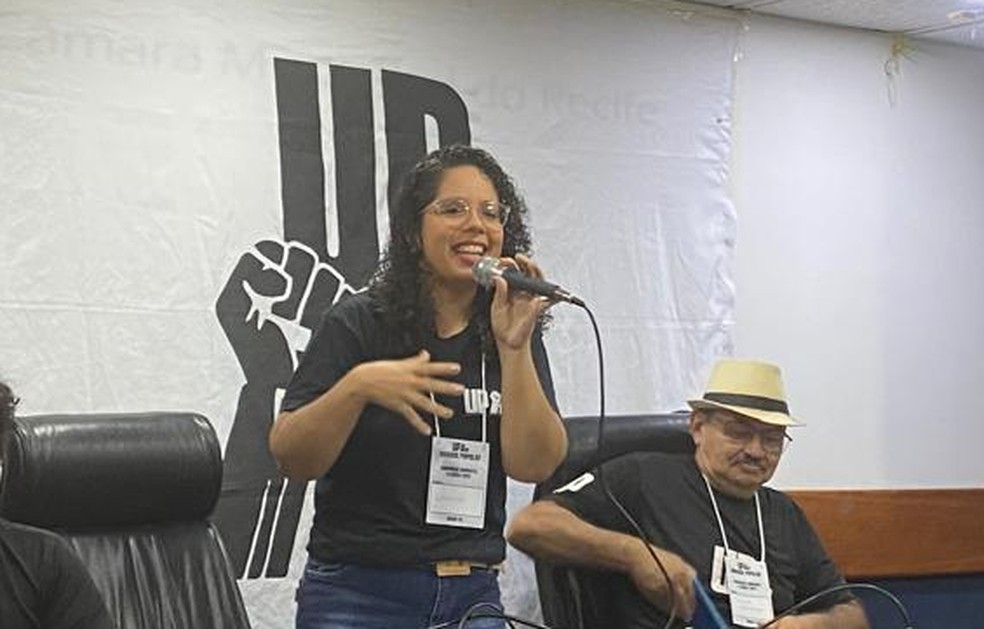 UP lança Ludmila Outtes como candidata à prefeitura do Recife — Foto: Paulo Veras/g1