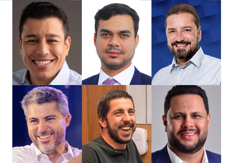 Candidatos ao governo de Rondônia em 2026 (ordem alfabética) — Foto: Redes Sociais/Reprodução