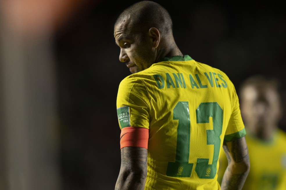 Daniel Alves — Foto: Lucas Figueiredo/CBF