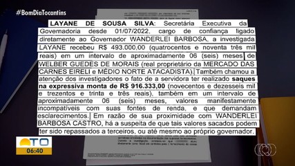 Saques de quase R$1 milhão de assessora do governador são investigados pela PF