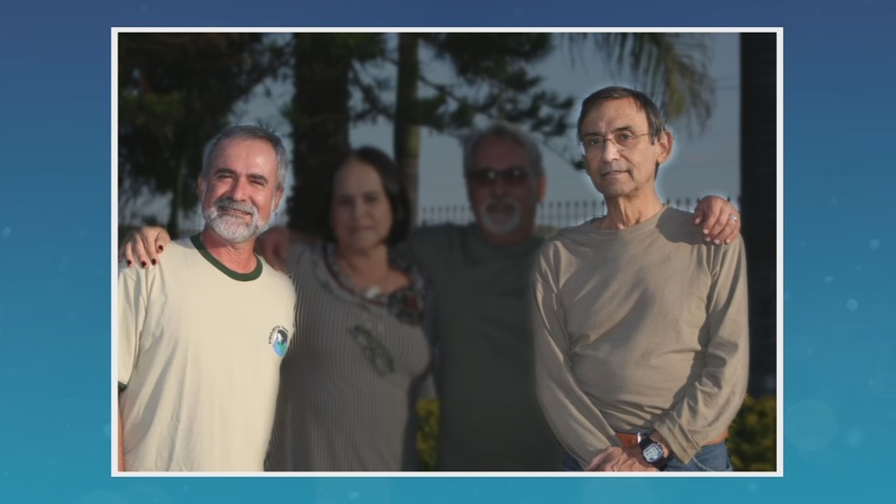 Adauto Nunes doou parte do fígado ao irmão, José Roberto — Foto: Reprodução/TV TEM