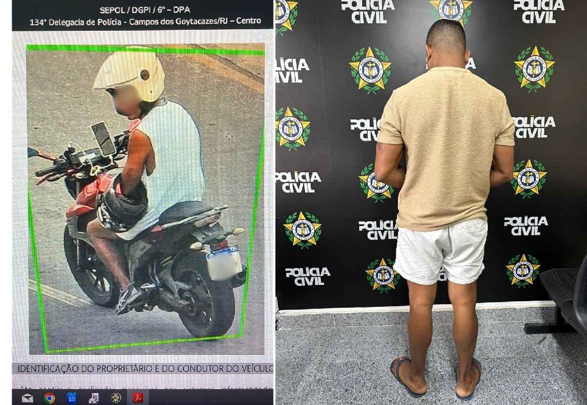 Suspeito de arrastar mulher por 30 metros durante assalto é preso em Campos