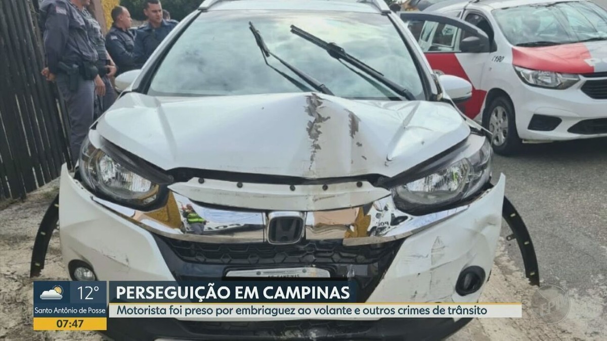 Motorista Bêbado E Sem Cnh é Preso Após Perseguição Entre Campinas E Jundiaí VÍdeo Campinas E 