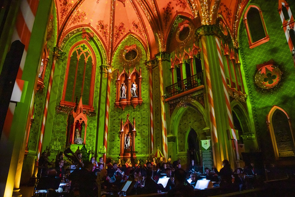 Catedral da Luz na Catedral Basílica de Curitiba — Foto: Prefeitura de Curitiba