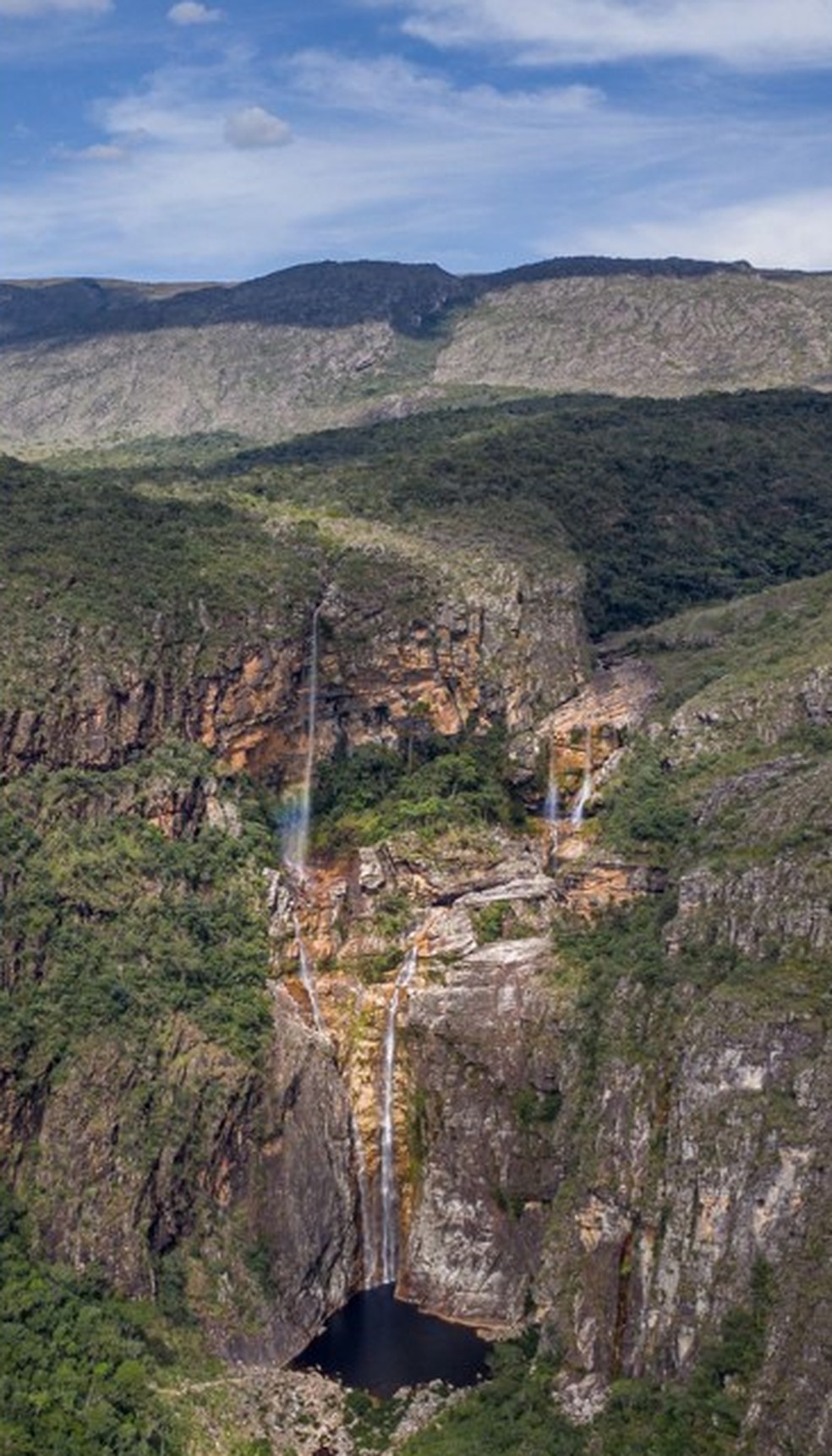 Cachoeira Rabo de Cavalo — Foto: Divulgação/Prefeitura de Conceição do Mato Dentro