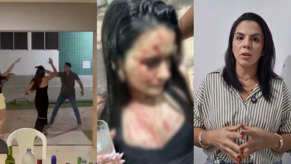 Polícia tem vídeo que mostra objetos sendo jogados em carro de homem filmado apontando arma para jovens no PI