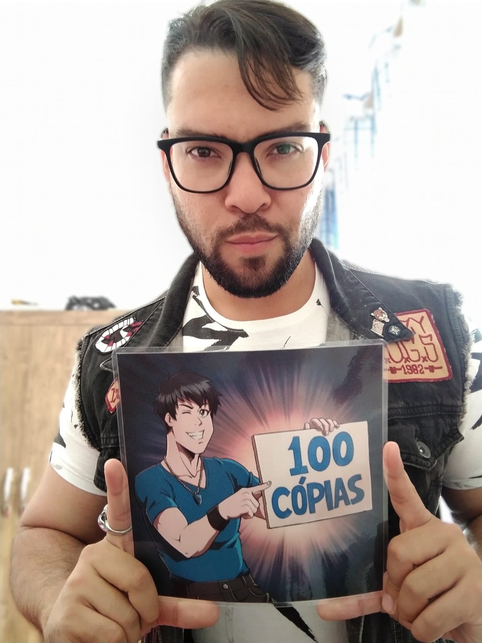 Quadrinista lança mangá com história que retrata locais 'famosos' em Carmo do Rio Claro — Foto: Arquivo Pessoal