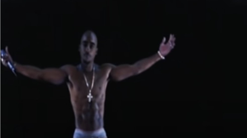 Holograma de Tupac Shakur no Coachella — Foto: Reprodução