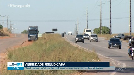 Queimadas próximas de rodovias aumentam riscos de acidentes