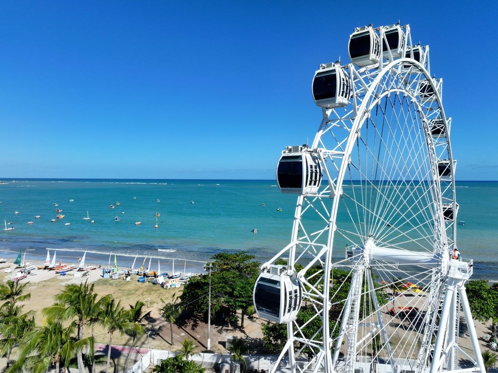 Roda Gigante de Maceió — Foto: Arquivo Pessoal