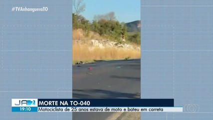 Homem morre após acidente na TO-040