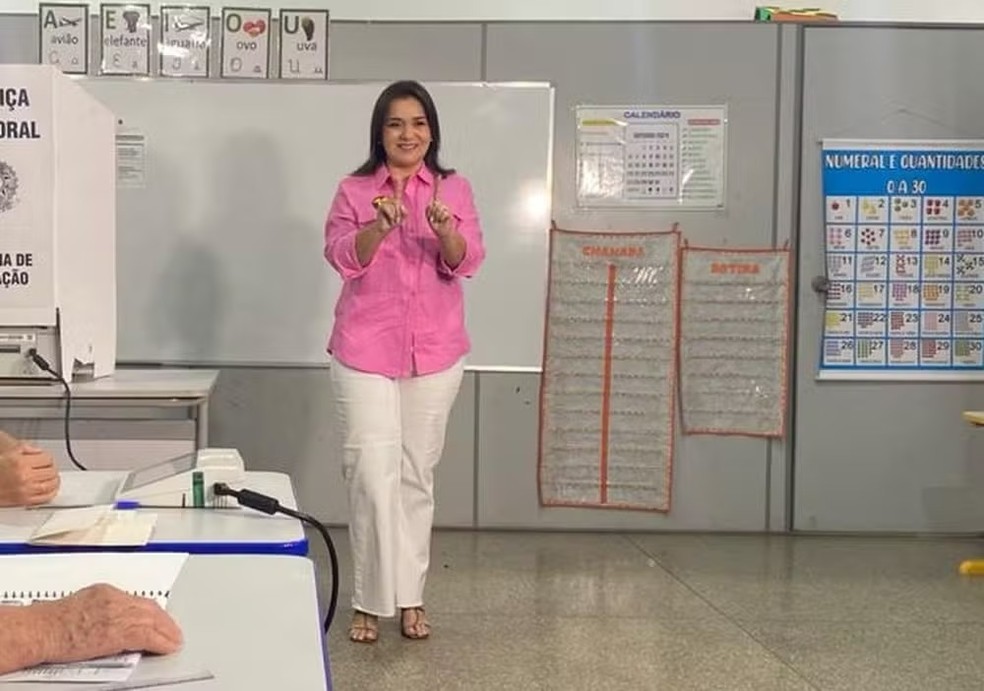 Adriane Lopes é reeleita prefeita de Campo Grande — Foto: TV Morena/ Divulgação