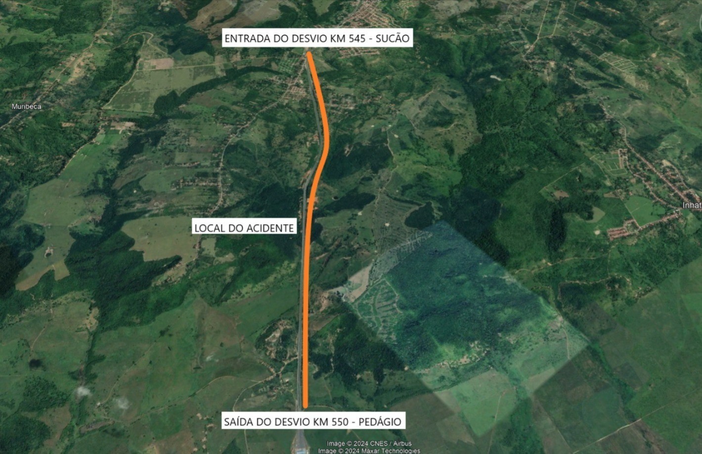 Trânsito em trecho da BR-324 será desviado para retirada de carreta envolvida em acidente 