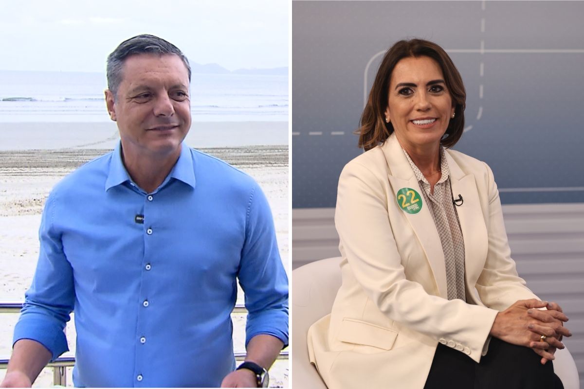 Orla da praia e TV Tribuna: Veja como foi a segunda-feira dos candidatos à Prefeitura de Santos