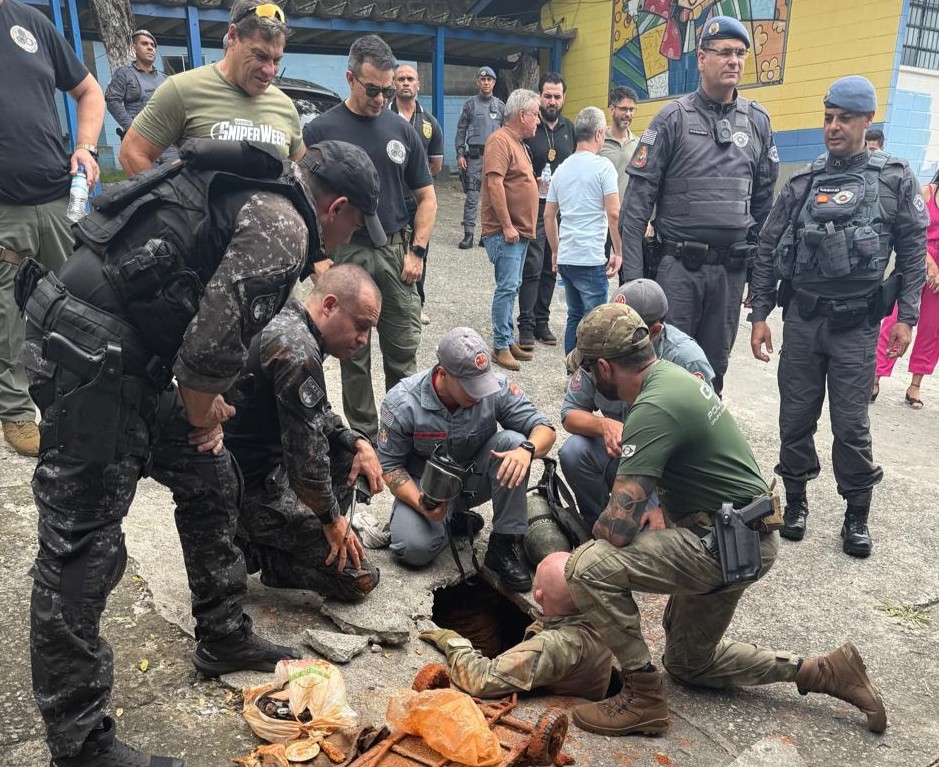 PM descobre túnel em escola pública que poderia ser usado em assalto a transportadora de valores na Zona Leste de SP