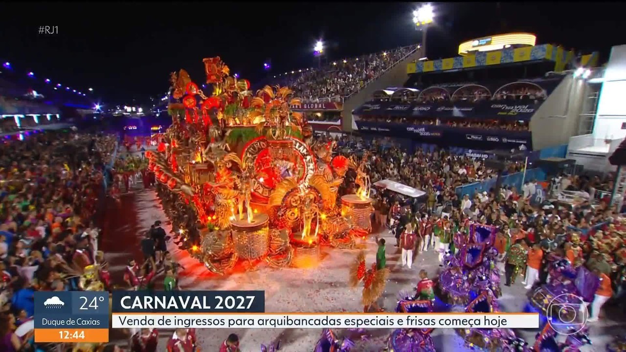 Carnaval 2027: vendas de frisas, arquibancadas especiais e cadeiras individuais numeradas para o Grupo Especial se esgotam em 1h