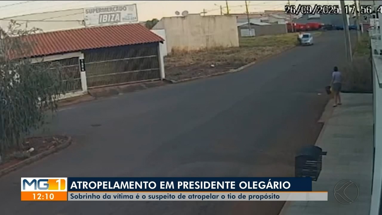 VÍDEO: Sobrinho é preso por tentar matar tio atropelado após discussão