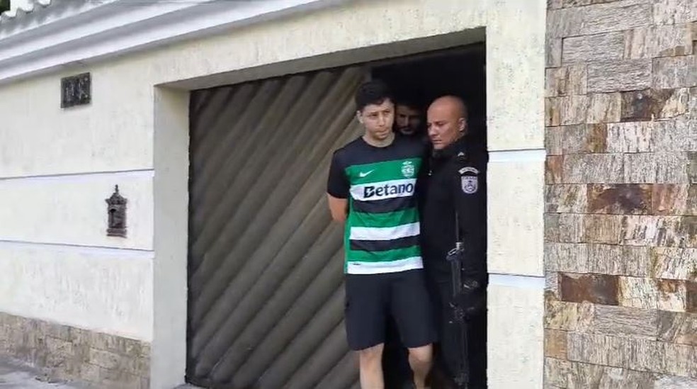 Marcus Vinicius foi preso em casa, na Vila Kennedy — Foto: Divulgação