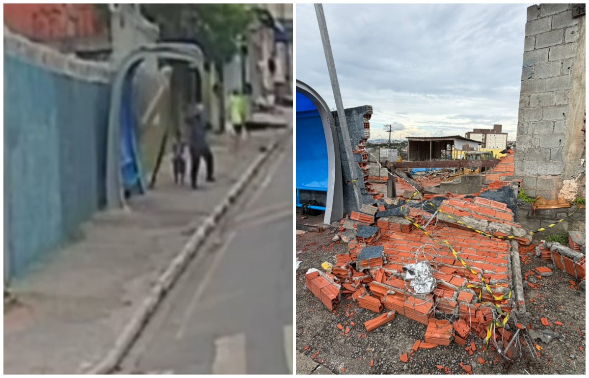 VÍDEO: câmera registra momento em que muro de fábrica desaba sobre menino de 4 anos em Itapevi; criança morreu