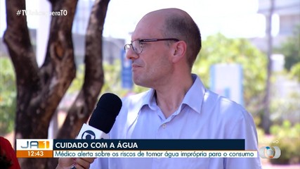 Médico alerta sobre os riscos do consumo de água não tratada