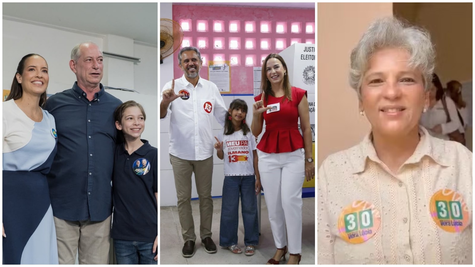 Candidatos ao governo do Ceará votam neste domingo; veja