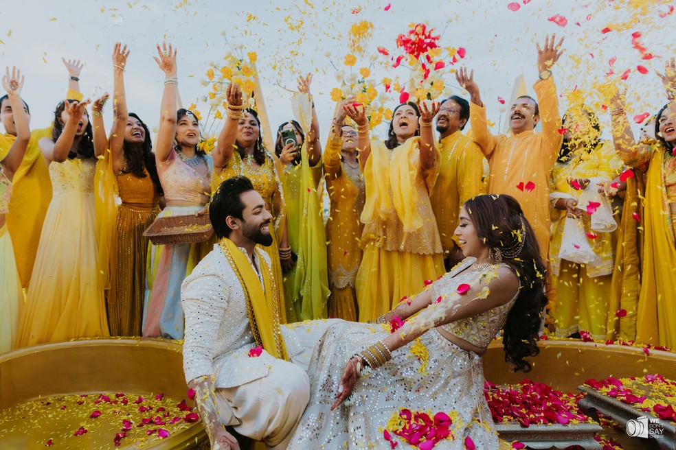 Casamentos indianos — Foto: Reprodução