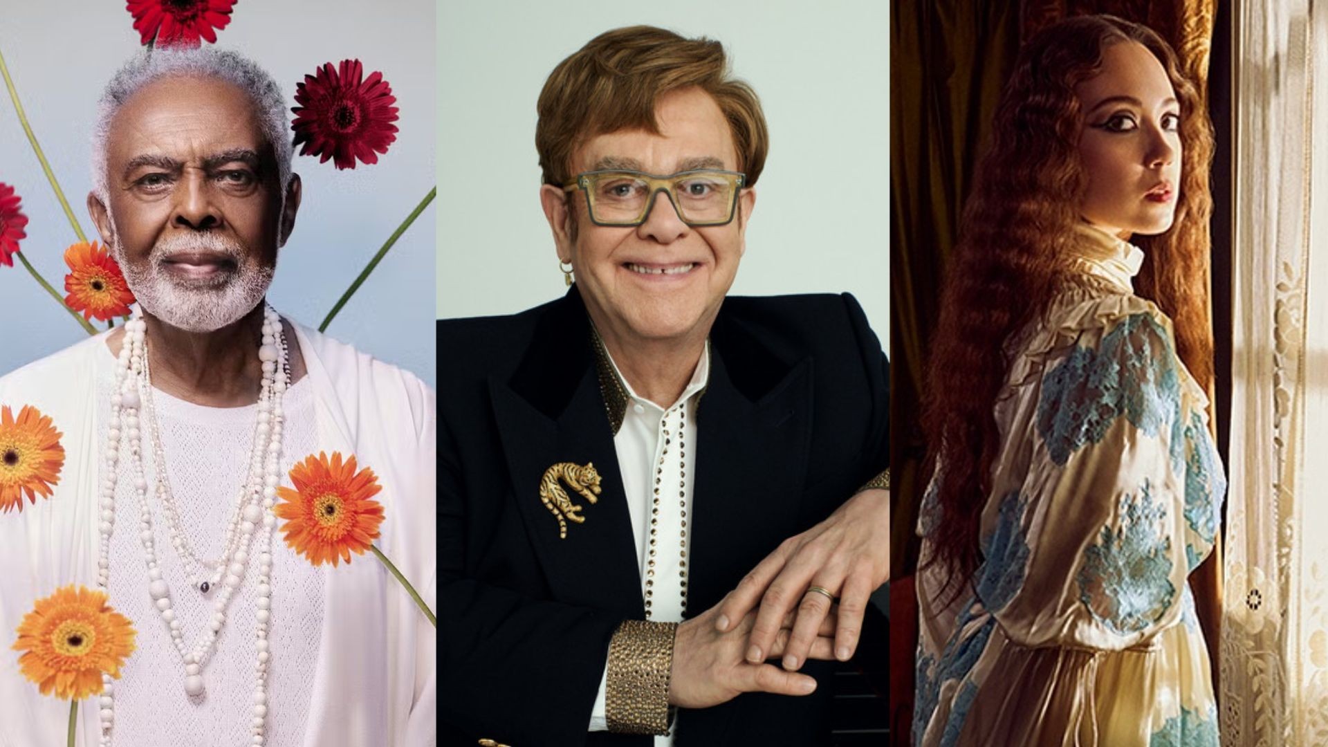 4º dia de Rock in Rio tem ícones como Elton John e Gilberto Gil, além de jazz pop de Laufey e Jon Batiste
