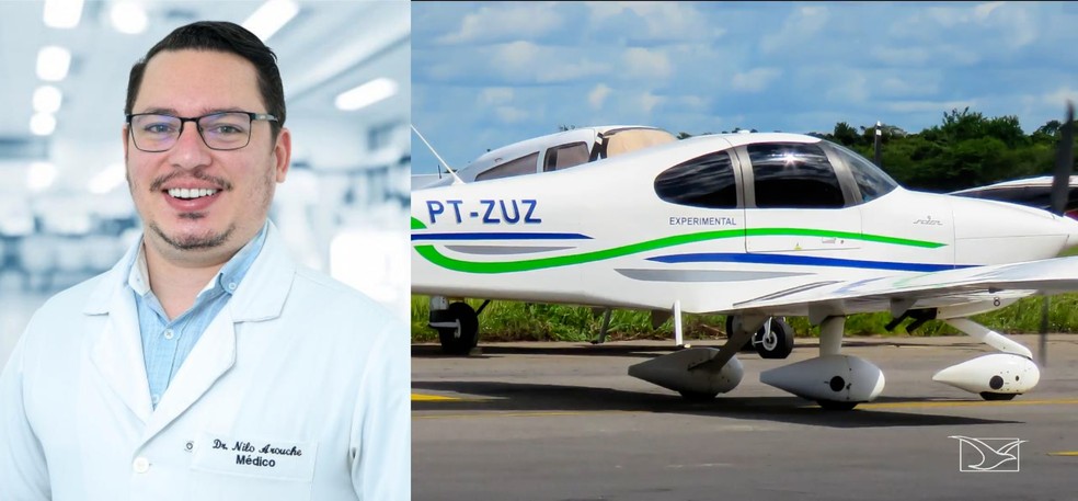 Avião monomotor roubado pertence ao prefeito de Senador Alexandre Costa, Dr. Nilo — Foto: Reprodução/TV Mirante