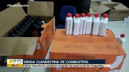 Polícia desarticula comércio irregular de combustíveis