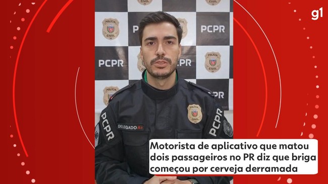 Motorista de aplicativo que matou passageiros diz que briga começou por cerveja derramada