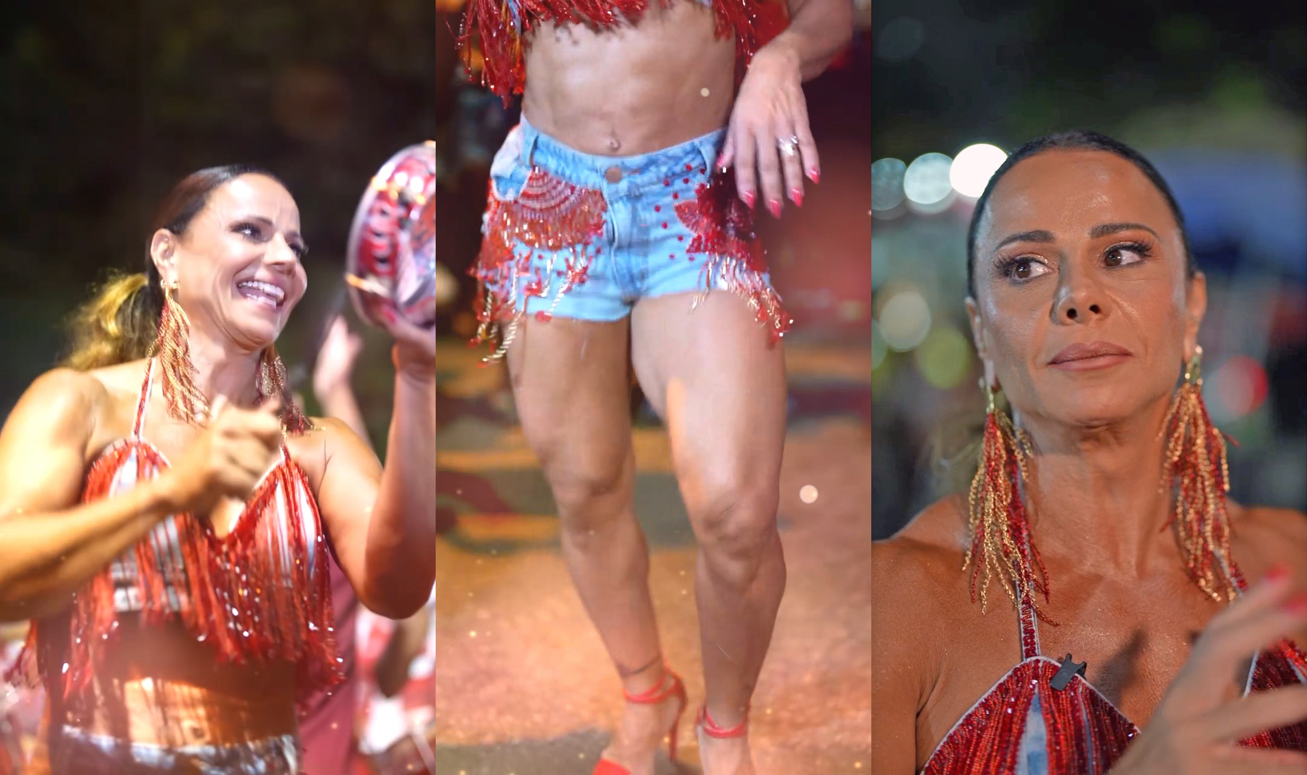 Rainhas no RJ1: Vivianne Araújo lembra do abre-alas campeão e de acidente na estreia no Salgueiro