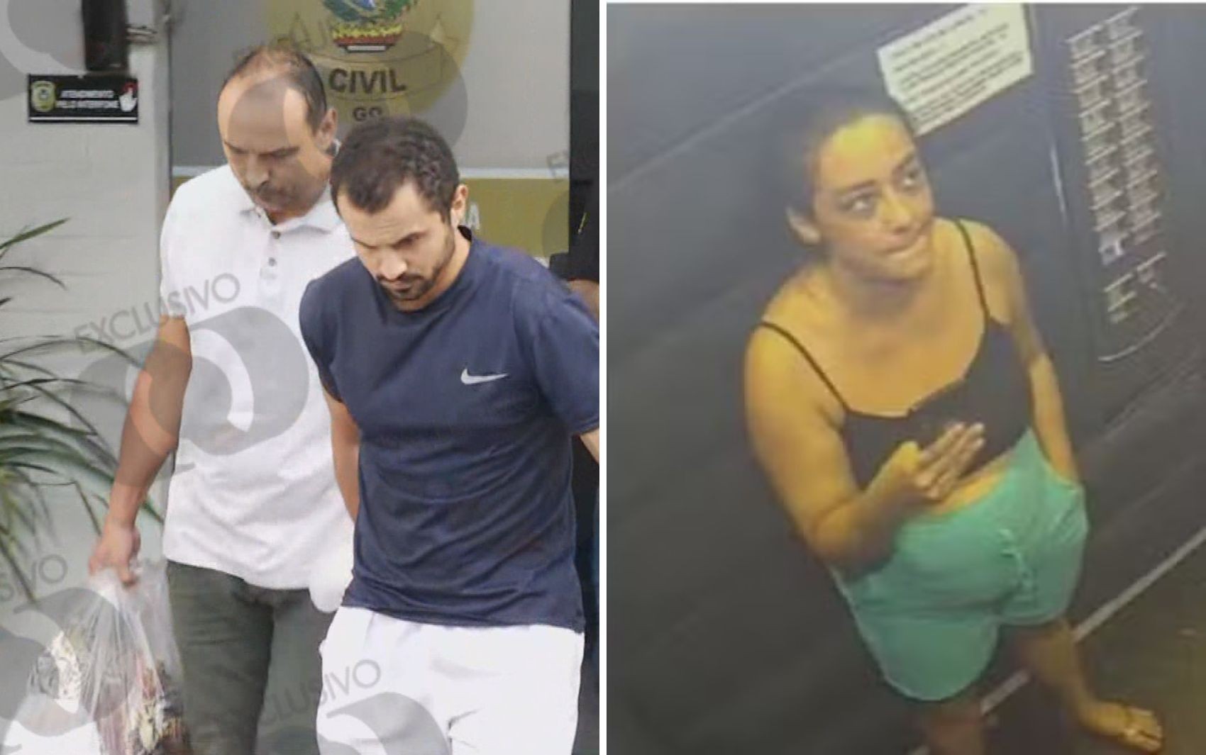 Síndico que confessou matar corretora e filho suspeito de envolvimento no crime são transferidos para Caldas Novas 