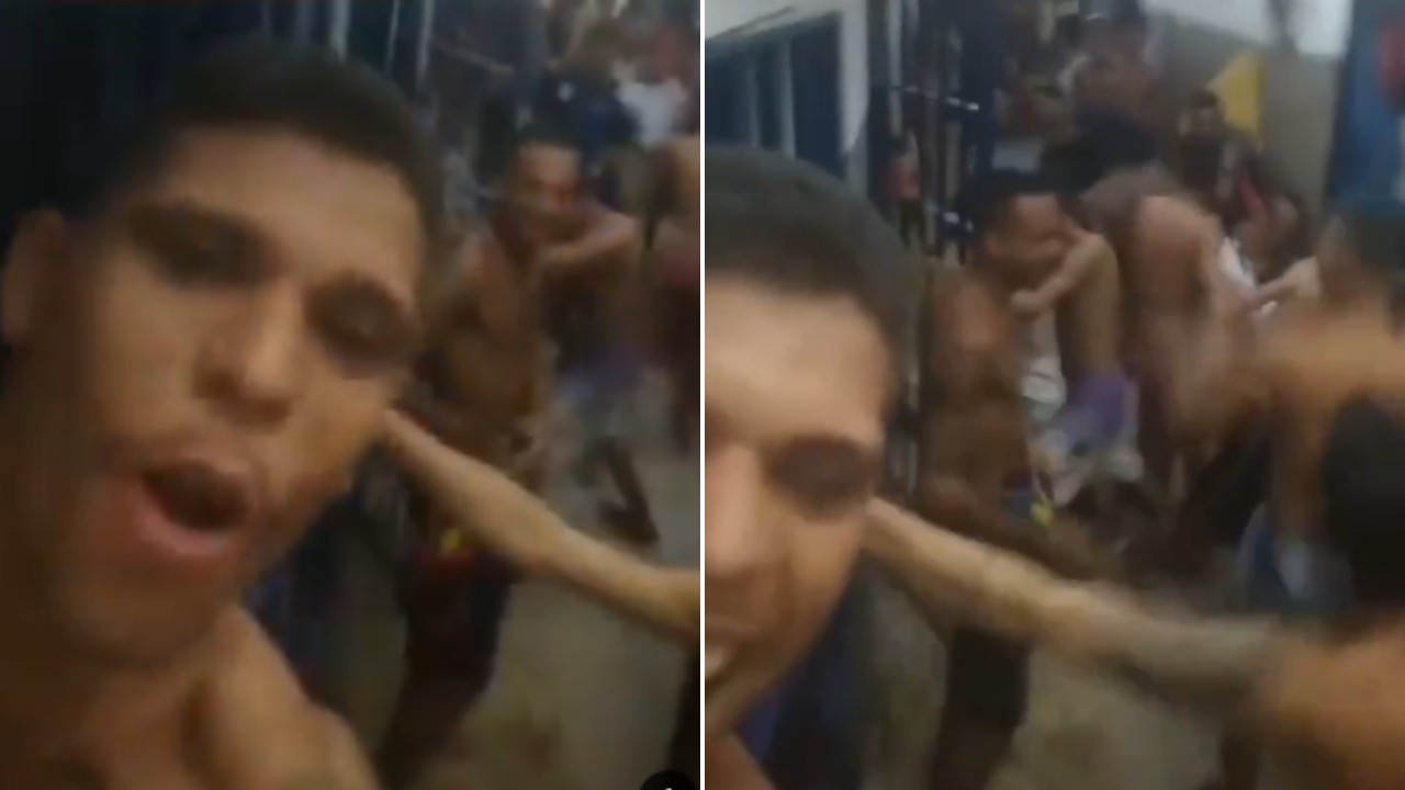 É #FAKE que vídeo mostre celebração em presídio por vitória de Lula
