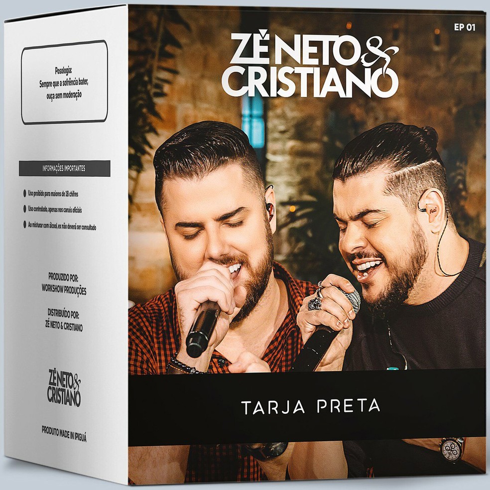 Álbum novo de Zé Neto & Cristiano dispara como o mais ouvido do