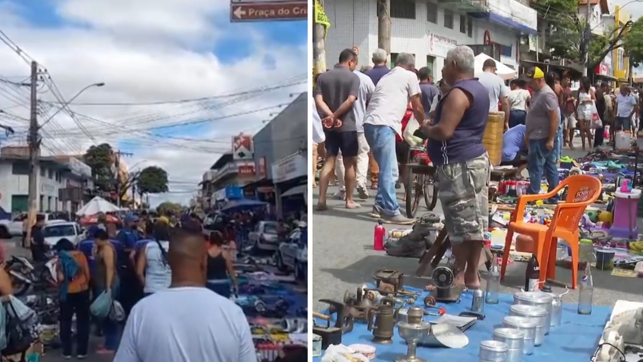 Feira Durval de Barros, entre Contagem e Ibirité, deve mudar de local a partir de 26 de abril devido a acordo com MP