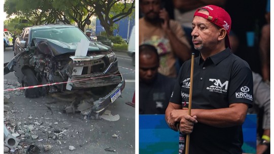 Baianinho de Mauá bate carro em mureta ao dirigir embriagado em SP