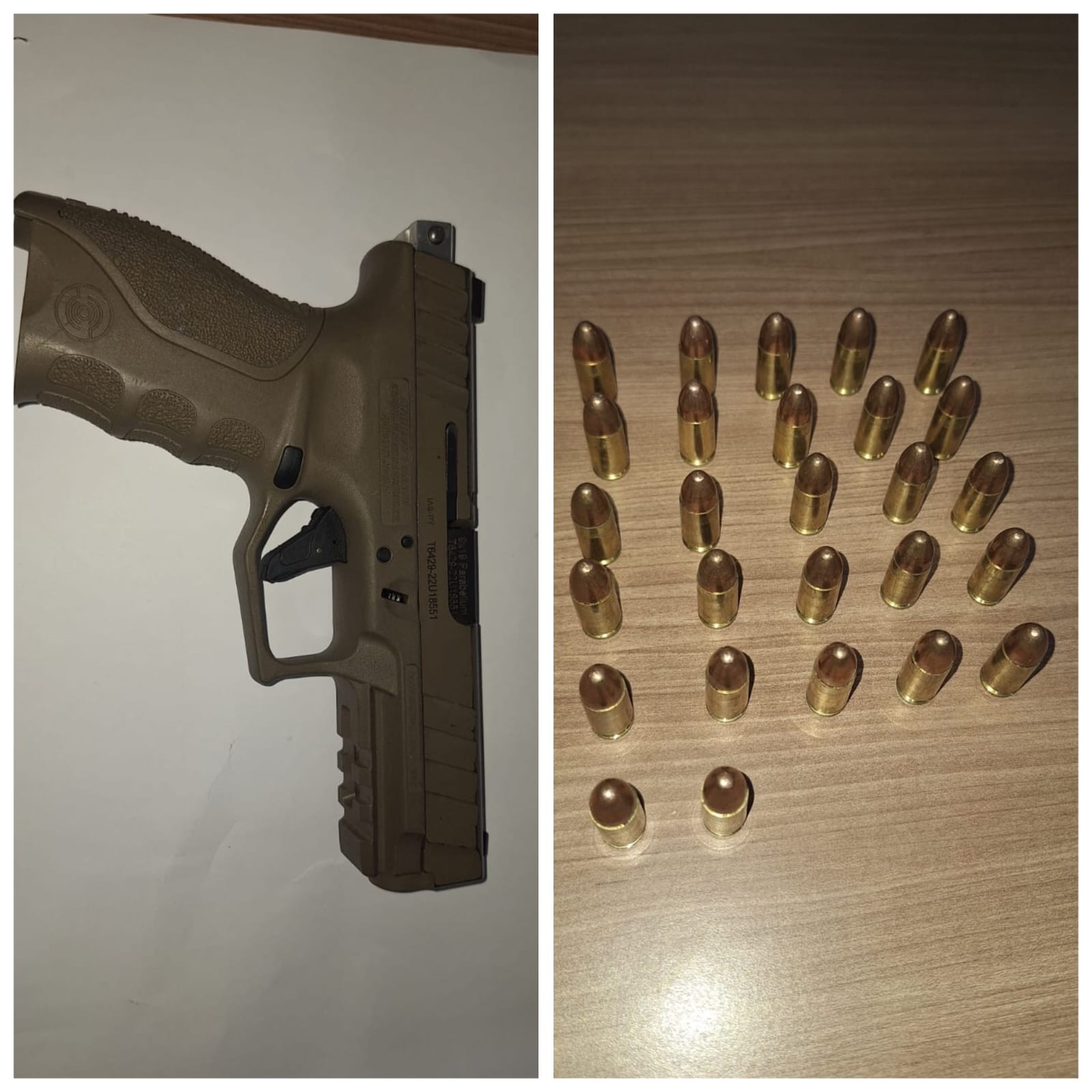 Homem é preso com pistola de origem estrangeira adaptada para efetuar vários disparos com um único acionamento