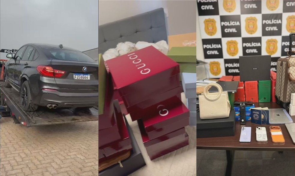 Grupo é investigado por aplicar golpe da 'falsa herança' contra fiéis do DF — Foto: PCDF/Reprodução