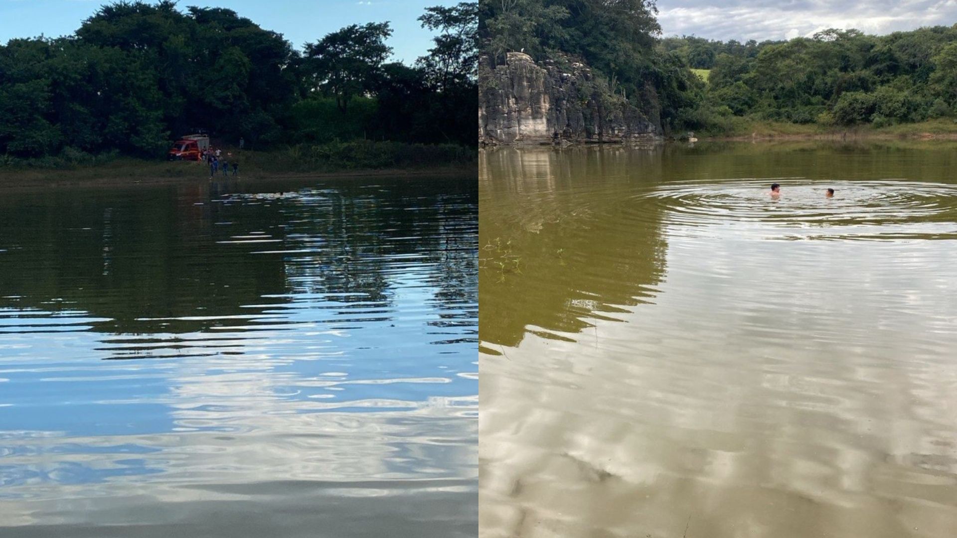 Bombeiros buscam por homem que desapareceu ao entrar em lagoa de Matozinhos, na Grande BH