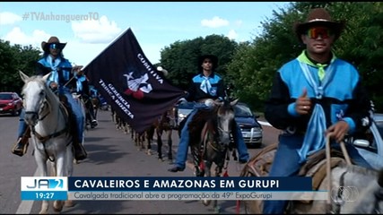 Cavalgada tradicional abre programação da 49ª ExpoGurupi