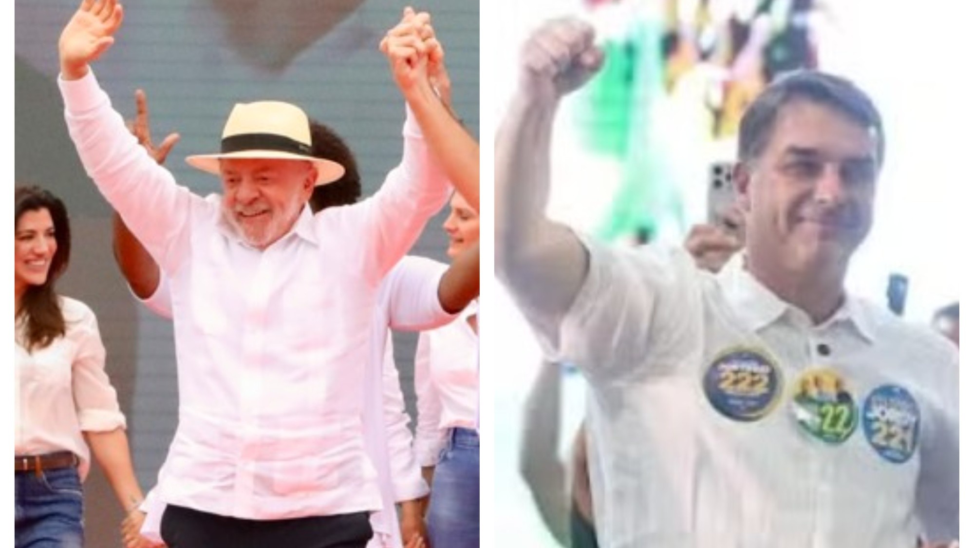 Em campanha simultânea no Rio, Lula defende prender criminosos; e Flávio fala