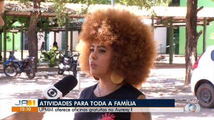 UPMM oferece oficinas culturais gratuitas para toda a família no Aureny I, em Palmas