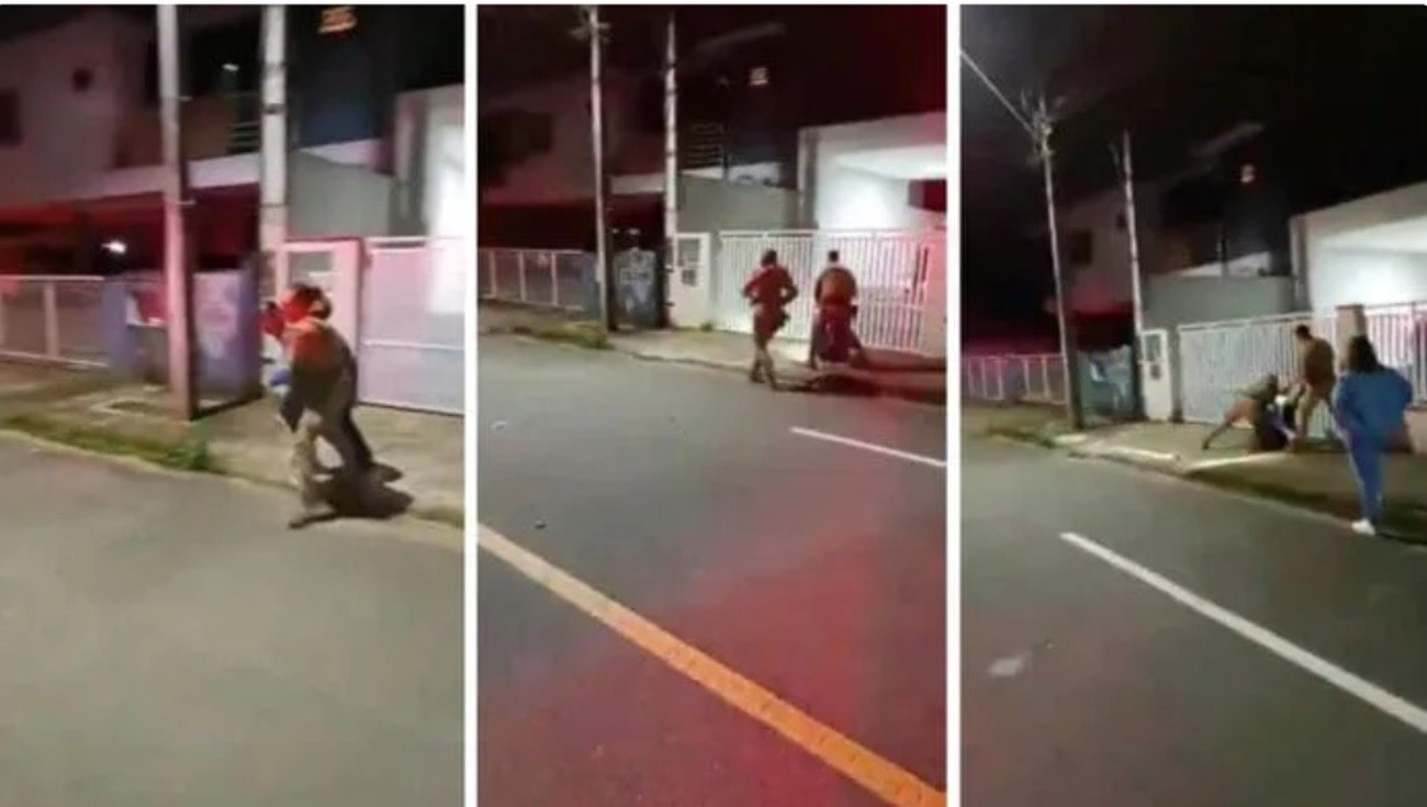 Suplente ao Senado é derrubada, chutada e atingida por bala de borracha pela PM em SC; VÍDEO 