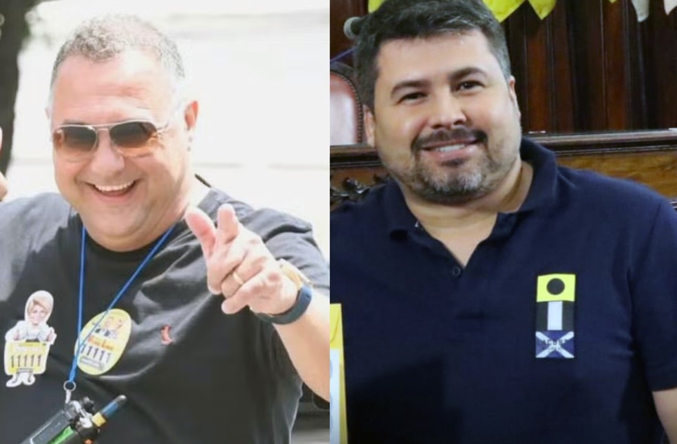 Marcelo (à esquerda) e Raphael  — Foto: Reprodução/TV Globo