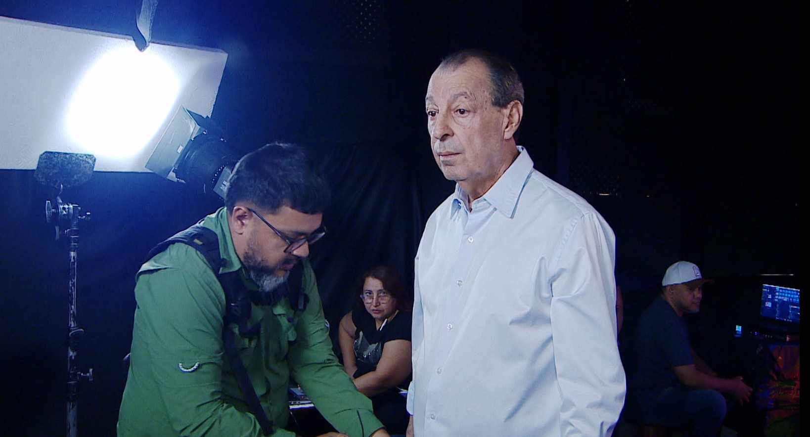 Eleições 2026: Omar Aziz grava programa eleitoral e promete investir na formação de mão de obra para Zona Franca de Manaus