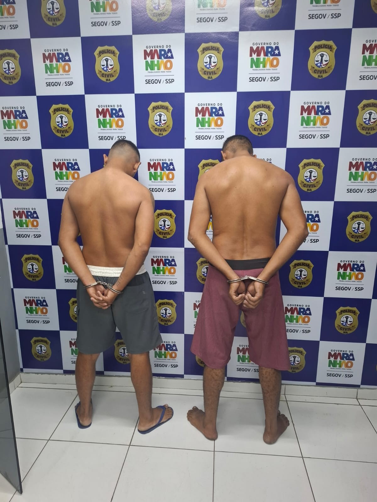 Irmãos que fugiram antes da leitura da sentença são presos em Timon; VÍDEO 