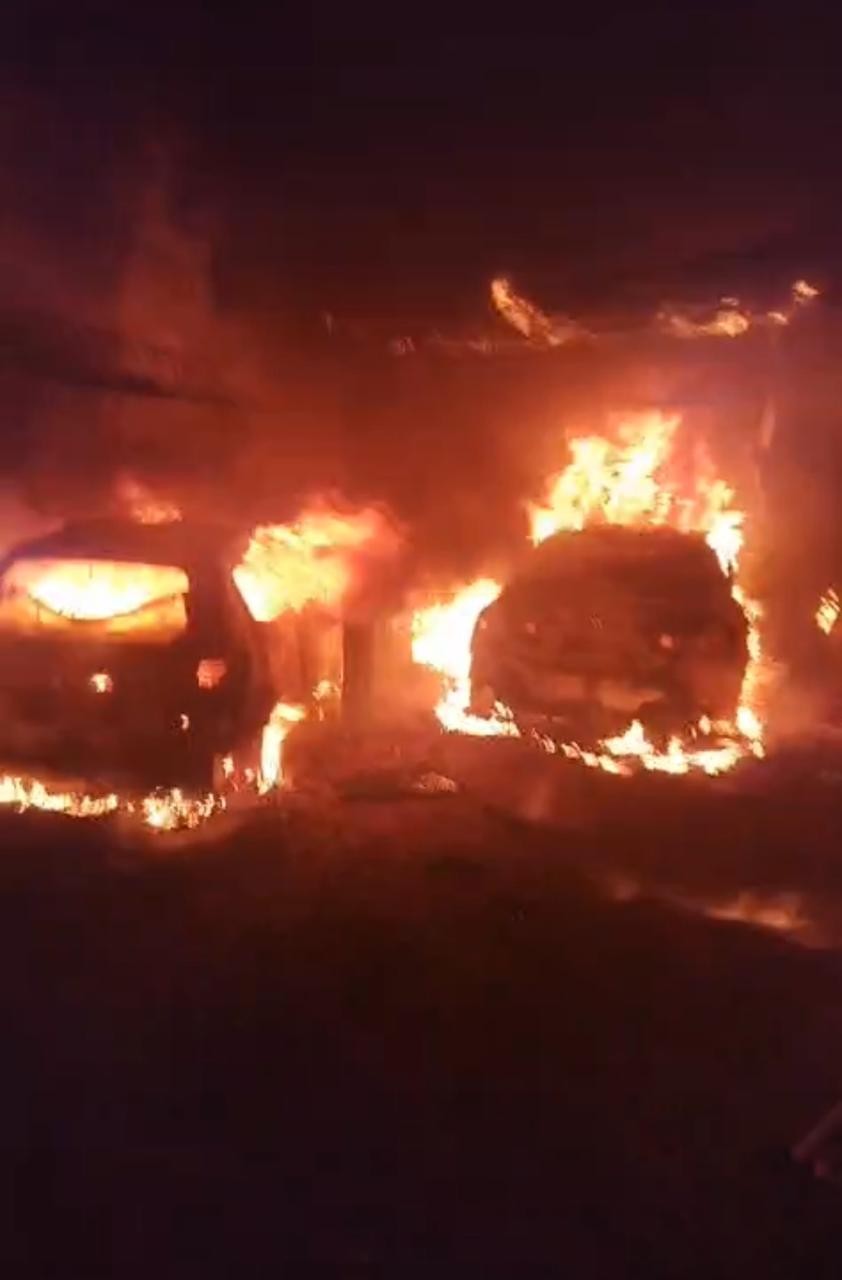 Criança de nove anos é resgatada por vizinho durante incêndio em Buritis