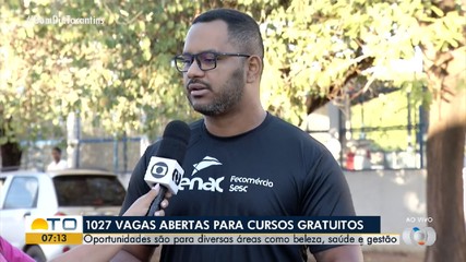 Senac abre inscrições para mais de 1 mil vagas em cursos gratuitos de diversas áreas